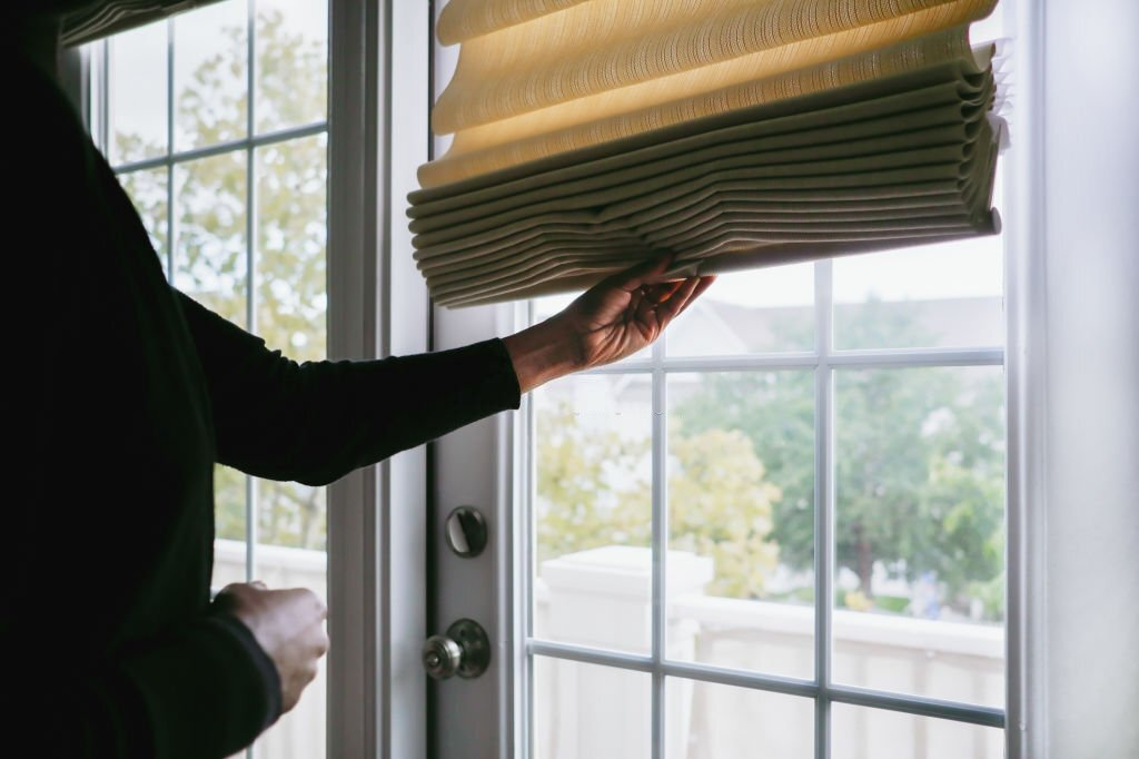 Roller Shades for French Doors