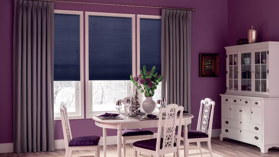 Layered window treatments are current trends