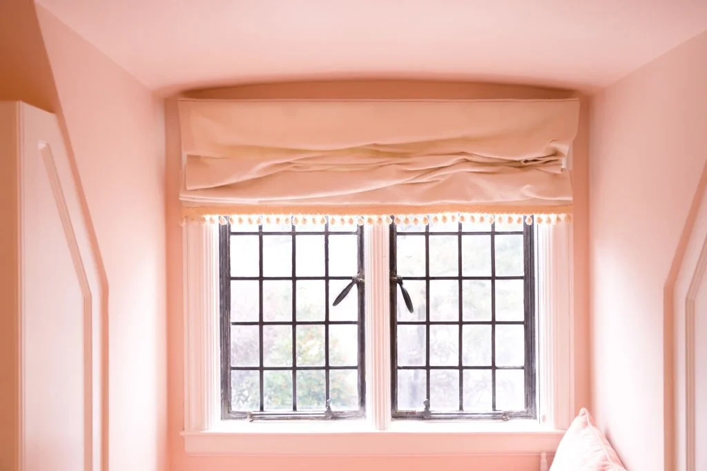 Roman Shades for French Doors